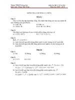Ktra chuong I (Đại10) Co Đáp Án