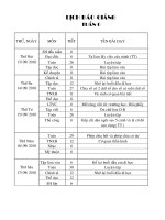 GIÁO ÁN LỚP 3. TUẦN 6