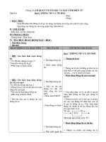 Giáo án tham khảoTin học 6 (trọn bộ)