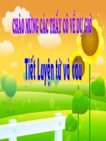 LTVC: Nhân hóa. ĐCVTLCH