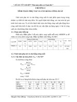 Đồ án tốt nghiệp điện: Thiết kế nhà máy điện và trạm biến áp