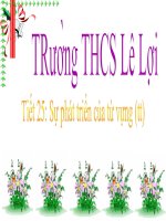 sự phát triển của từ vựng