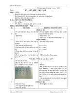 Giáo án Thể dục 1, HK1 CKTKN