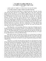 Vai trò của biển thế kỷ 21 và chiến lược biển Việt Nam