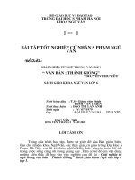 Bài tập của Lan Anh TP HYên ( Đại học Văn 5 )