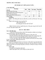 ĐỀ KT LỊCH SỬ 6