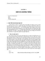 Hàm và chương trình