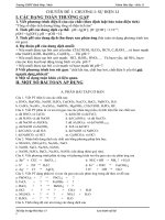 DE CUONG ON TAP HÓA 11 CA NAM .TU LUAN