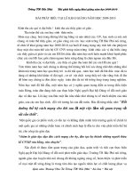 Bài phát biểu của giáo viên nhân ngày khai giảng năm học mới 2009-2010