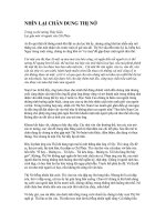 NHÌN LẠI CHÂN DUNG THỊ NỞ