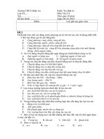 Đề kiểm tra lí 8 45 phút