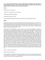 Bài văn đạt điểm 10 HS gioi Tỉnh TTHuế  năm 2005