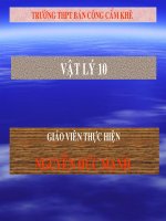 Chuyển động thẳng biến đổi đều(T2)