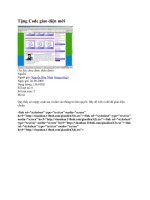 Tặng Code giao diện mới