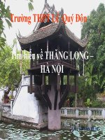 KỶ NIỆM 1000 NĂM THĂNG LONG