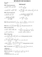 De cuong on tap GD I (Phan II)