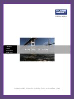REAL ESTATE GLOSSARY