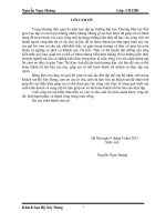 Báo cáo hoạt động kinh doanh Khách Sạn Bộ Xây Dựng 