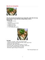 Đậu hũ non chưng tôm