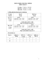 phan phoi chuong trinh toan 7