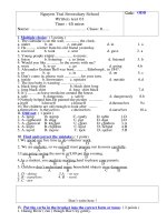 Cac dang de thi KT 8