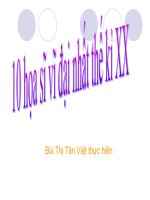 10 họa sĩ vĩ đại nhất thế kỉ XX