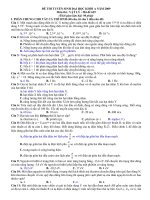 Hướng dẫn giải chi tiết đề thi Vật Lý Khối A năm 2009