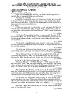 HD chấm thi TS Lịch sử L10 Chuyên Hạ Long (DB)