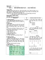 giao an the duc 9 tinh BG