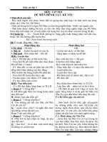 giáo án 4 theo chuẩn kiến thức kỹ năng