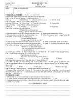 Đề kiểm tra tiết 42 - phân môn văn 7-năm 2010-2011