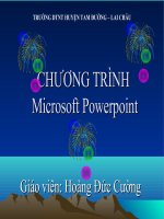 CHƯƠNG TRÌNH POWER POINT RẤT TIỆN ÍCH