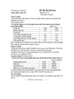 đề thi lọc lớp chọn địa 12