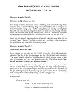 Báo cáo ĐHPHHS TH VĨNH TÂN 2010 - 2011