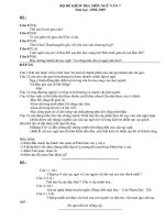 Bộ đề KTra Văn 7(2009) LTV,Quy Nhơn