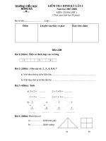 Toán 1 năm 2007 - 2008