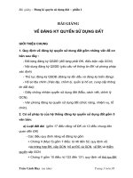 Luật hành chính - đất đai