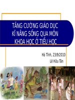 Kĩ năng sống cho học sinh Tiểu học