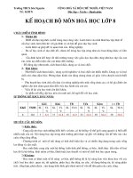 Kế Hoạch BM Hóa 8