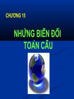Những biến đổi toàn cầu