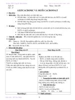 HÓA HỌC 9 KỲ II