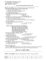 ĐỀ KIỂM TRA VĂN 8 HỌC KÌ