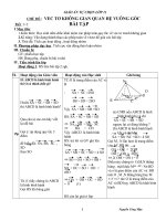 Chủ đề tự chọn: QUAN HỆ VUÔNG GÓC