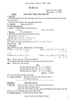 GA LỚP 4 TUẦN 14