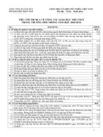 Tiêu chí thi đua GDTC