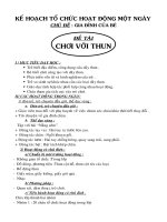 Tổ chức hoạt động 1 ngày