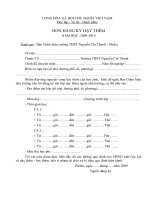 Đăng ký dạy thêm