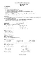 Đề cương HK1_Toán 8