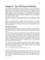 The Unix system interface