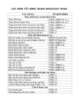 cac phim tat trong Word.